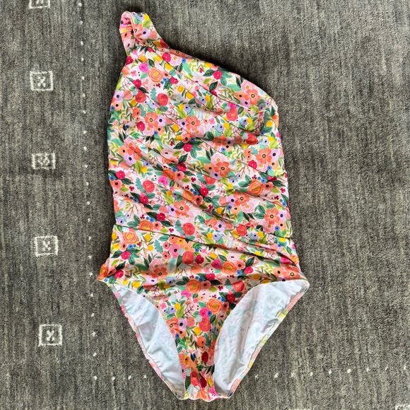 Summersalt x Rifle paper Co, Sidestroke Garden Party Swimsuit- recycled fabric! - Picture 3 of 6